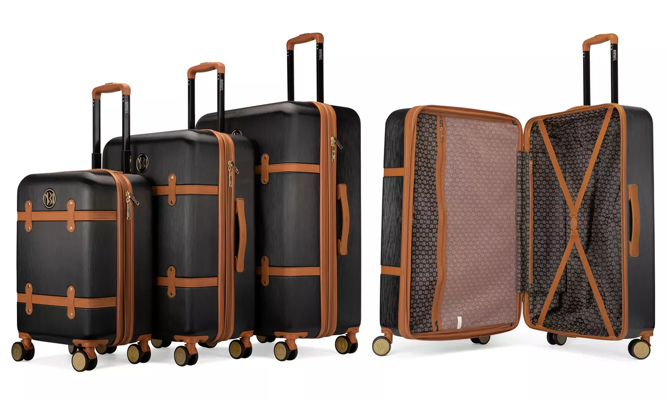Give Mom the Gift of Travel: BADGLEY MISCHKA Grace 3pc Expandable Luggage Set - Image 2